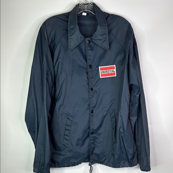 Vintage Uniroyal Eau Claire, Wi Button Up Lightweight Jacket Large - Picture 1 of 12